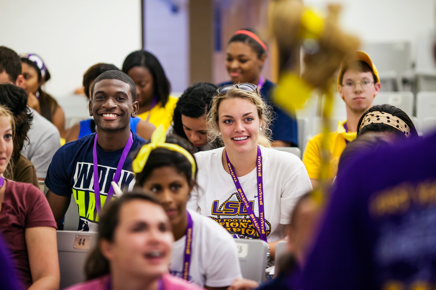 Social Work students in a class