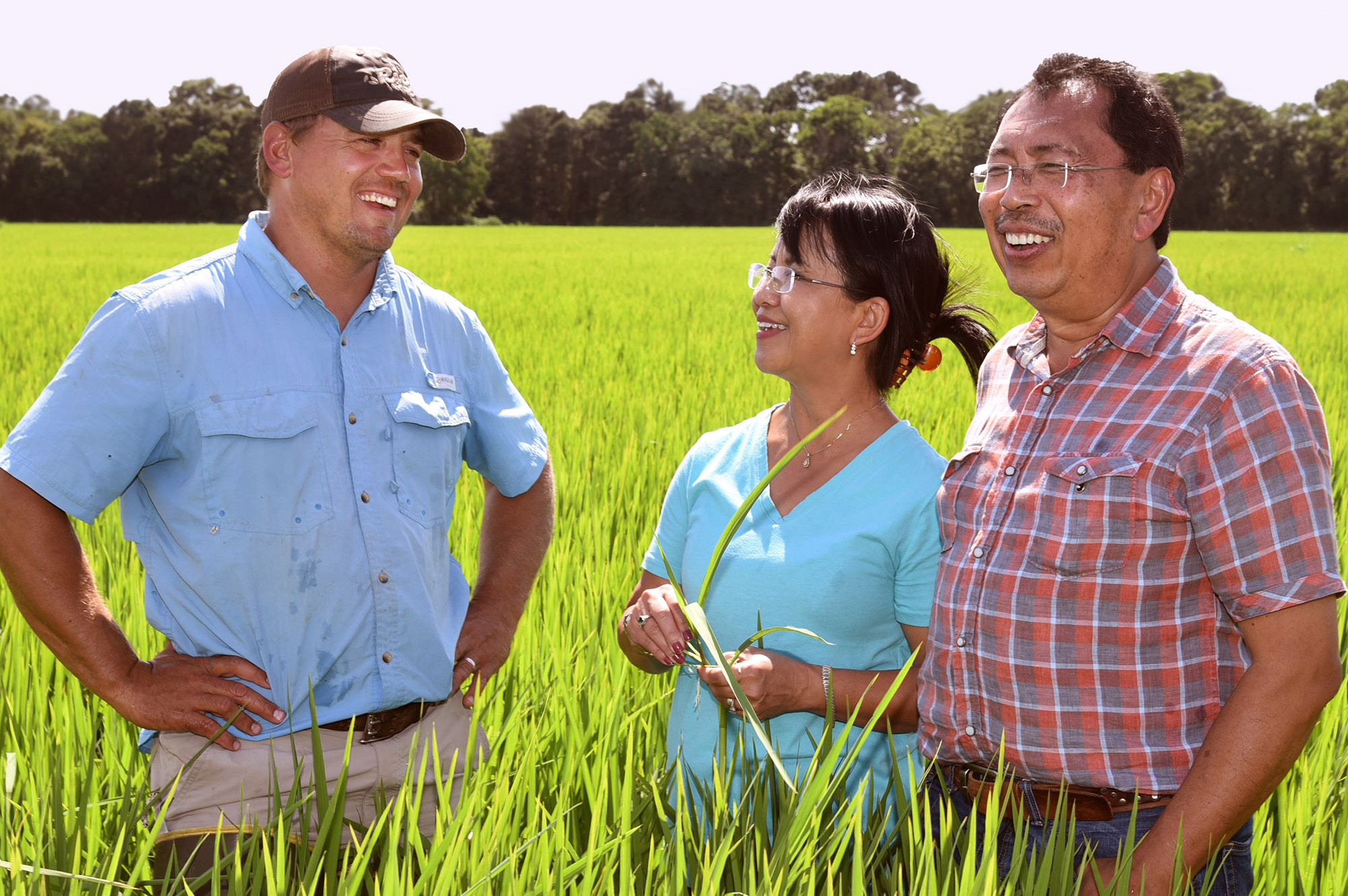 Michael Fruge, Herry Utomo and his late wife, Ida Wenefrida.