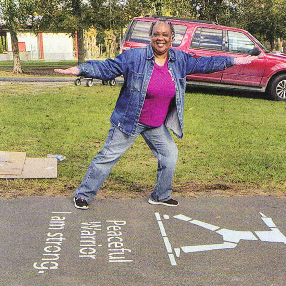 Signage on streets and in local parks help with both safety and activity.